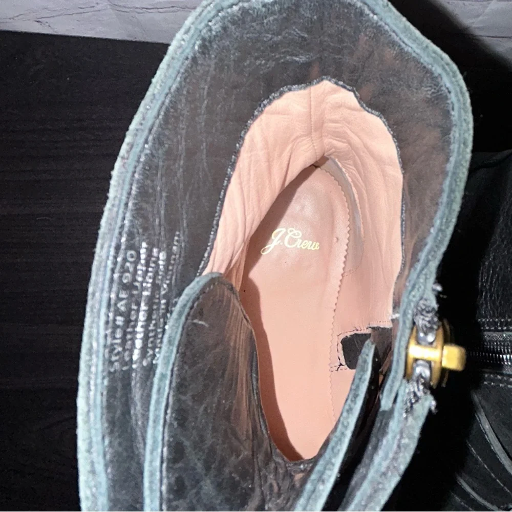 J. Crew multi buckle ankle boots women’s size 10 - Picture 9 of 10